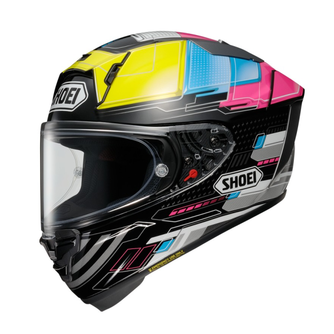 Casco Shoei X-SPR Pro Proxy TC11 vista lateral derecha diseño racing