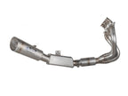 Escape completo Spark titanio Grid-O montado en Triumph Street Triple 765 RS 2023