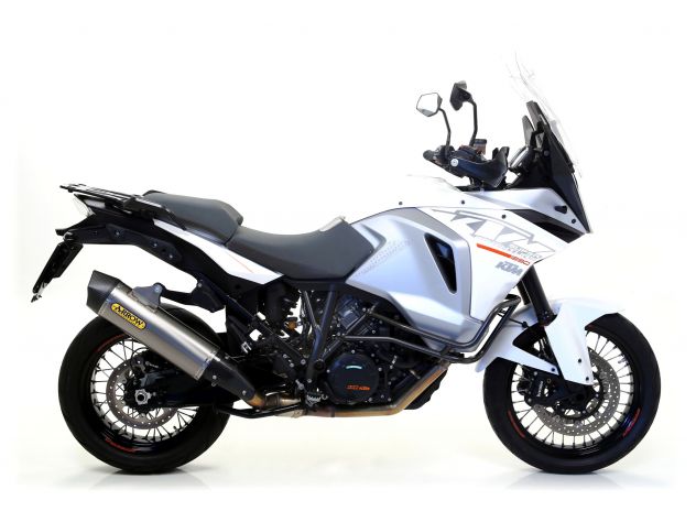 Acabado soldaduras colector Arrow acero inoxidable KTM