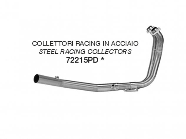 Colector racing Arrow acero Kawasaki KLE 500 2026 código 72215PD