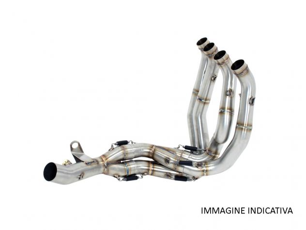 Colectores Arrow Racing acero inoxidable para Suzuki GSX-S 750 2017-2018 vista lateral