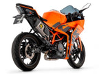 Sistema completo Arrow Racing acero inoxidable y titanio KTM RC 390 track day