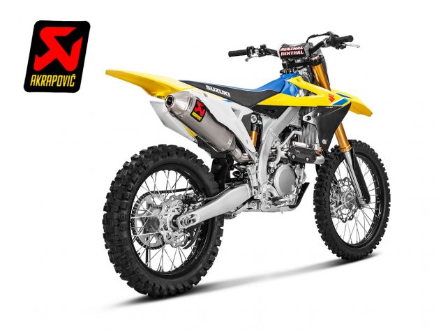 Colectores acero inoxidable Akrapovic con soldaduras TIG precisión competitiva RM-Z 450