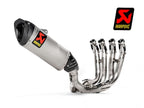 Escape completo Akrapovic Evolution Line Racing titanio BMW S1000RR 2019-2025 vista lateral