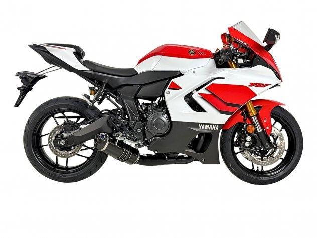 Sistema escape Termignoni Racing colectores acero inoxidable negro Yamaha R7
