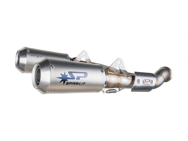 Escapes Spark MotoGP acero inoxidable satinado para KTM Duke 790 2018-2020