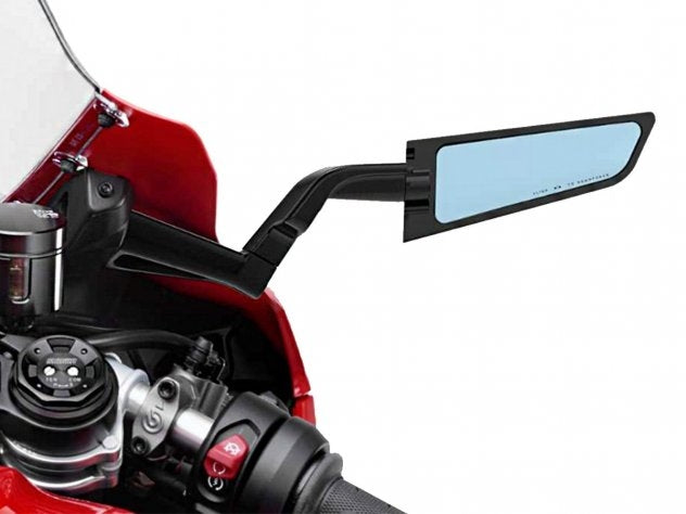 Espejo Rizoma Stealth posición racing altura ergonómica piloto