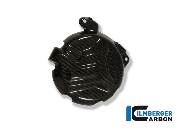 Tapa alternador carbono Ilmberger BMW HP4 2012-2018 montada en motor