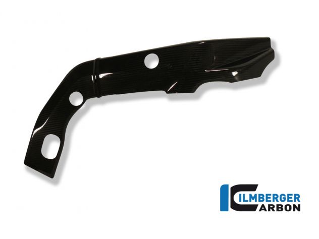 Detalle trama carbono autoclave cubierta chasis BMW HP4 Ilmberger