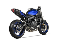 LINEA DE ESCAPE AKRAPOVIC YAMAHA MT-07 / FZ-07 / R7 / XSR700 2014-2026 INOX RACING