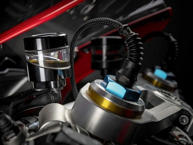 Depósito líquido embrague anodizado Ducati Performance Rizoma Panigale V4 S 2025