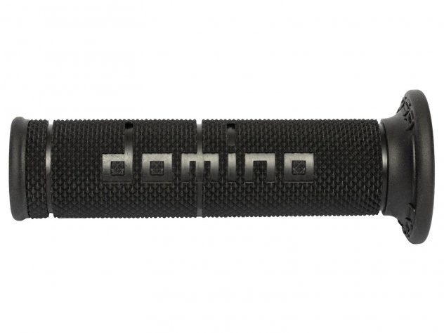 Puños Domino Racing montados manillar deportivo extremos abiertos