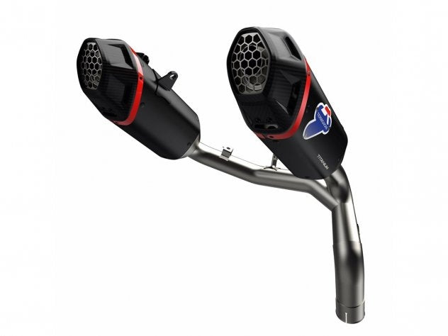 Silenciador Termignoni titanio negro Ducati Performance para Hypermotard V2 SP 2026 con acabado racing mate