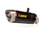 Escape Slip-On Akrapovic carbono Kawasaki Ninja ZX-4R montado en moto
