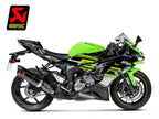 Terminal Akrapovic fibra de carbono ZX-6R 636 detalle acabado