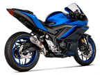 Terminal escape Akrapovic slip-on MT-03 acabado titanio premium