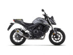 Silenciador Arrow Indy Race homologado CB750 Hornet detalle construcción aluminio acero