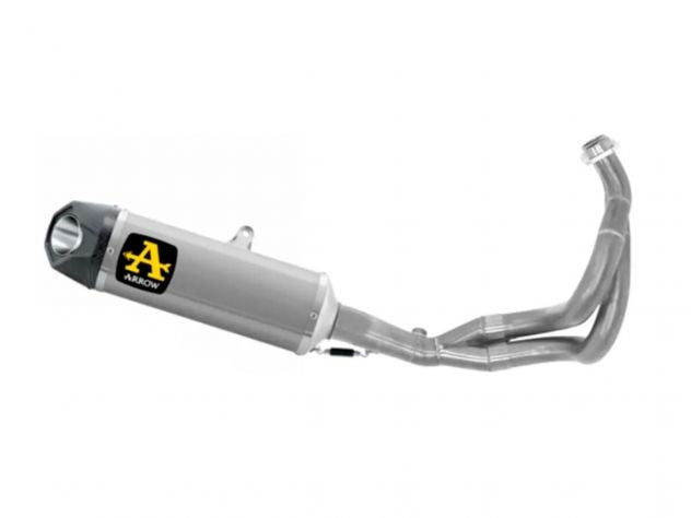 Sistema completo Arrow Indy Race Kawasaki Z650 Ninja 650 vista lateral