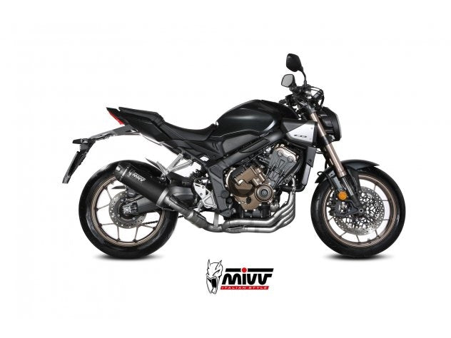 Sistema completo Mivv AK-1 para CB 650 R con catalizador integrado