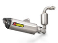 Escape completo Akrapovic Racing acero inoxidable BMW G 310 R GS 2017-2024 lateral derecho