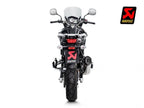 Terminal de titanio Akrapovic con fondo de fibra de carbono para V-Strom 650