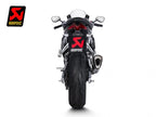 Terminal de escape Akrapovic en fibra de carbono con tapa carbono racing para RS 660