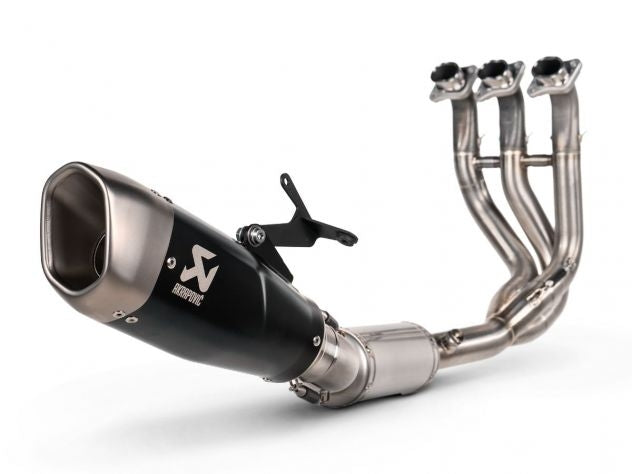 Sistema completo Akrapovic S-T6R2-CQTBL titanio negro Triumph Trident 660