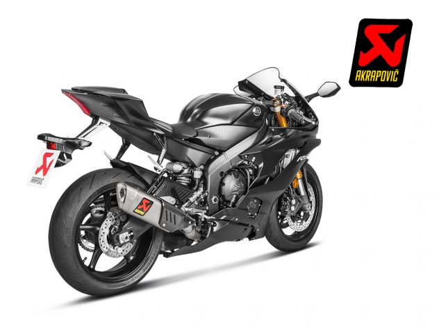 Colectores acero inox sistema completo Akrapovic Racing Line Yamaha R6