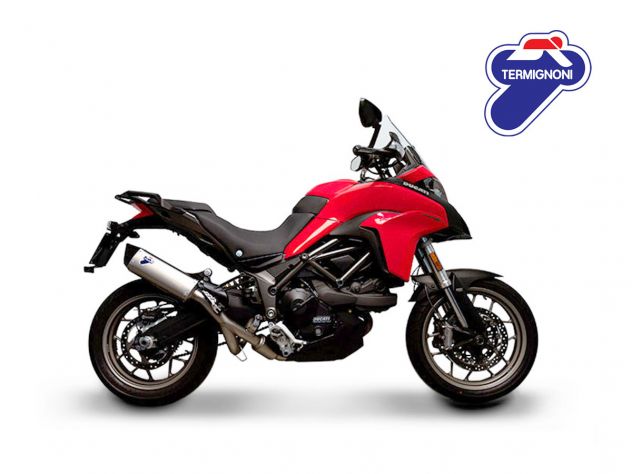 Terminal de titanio Termignoni Force con logo grabado para Multistrada 950