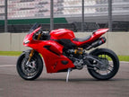 Terminal escape Termignoni titanio pulido Streetfighter V2 detalle salida