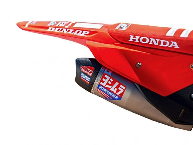 Silenciador Yoshimura RS-12 titanio hidroformado Works Edition para Honda CRF 450 2025