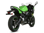 Terminal carbono Mivv Delta Race montado en Kawasaki Ninja 650