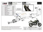 Sistema completo Mivv Sport Delta Race para Kawasaki Ninja 650 homologado