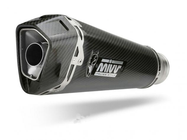 Silenciador Mivv Delta Race acero inoxidable negro homologado Euro 4