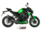 Terminal Mivv Delta Race forma hexagonal acabado Luna Negra Z900