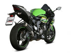 Detalle soldadura TIG y acabado brillante escape Mivv GP PRO ZX-6R 636