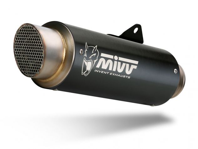 Escape Mivv GP Pro Inox Negro para Suzuki GSX-R 1000 2017-2020 vista lateral