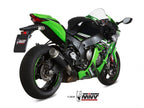 Sistema de escape Mivv GP PRO acero inoxidable negro con logo grabado Kawasaki ZX-10R