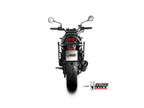 Logo Mivv en terminal HR-1 acero inoxidable negro homologado
