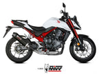 Silenciador Mivv Oval full carbono con tapa racing para CB750 Hornet