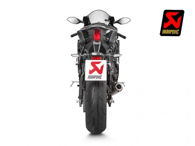 Sistema de montaje abrazadera Akrapovic escape R6 con resorte reforzado
