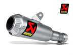 Escape Slip-On Akrapovic titanio montado en Yamaha R6 2017 vista lateral derecha