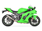 Escape semicompleto Spark Konix titanio para Kawasaki ZX-10R 2021-2024 vista lateral
