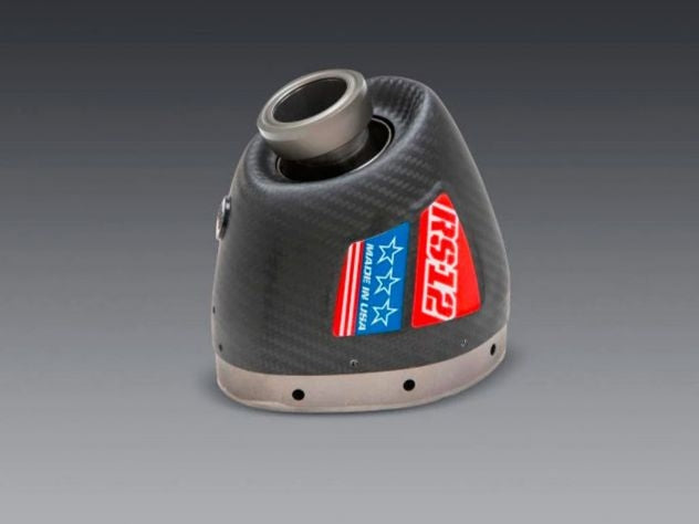 Detalle construcción interna acero silenciador RS-12 Yoshimura