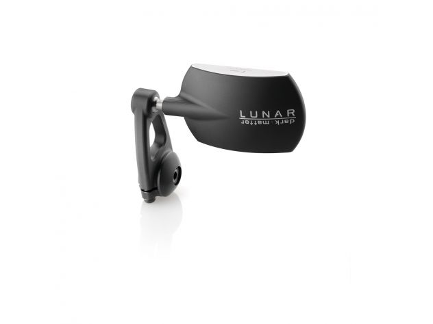 Vidrio convexo antideslumbrante espejo Rizoma Lunar instalado moto naked
