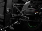 Detalle sistema de doble rodamiento de bolas en estribo FXR Gilles Tooling
