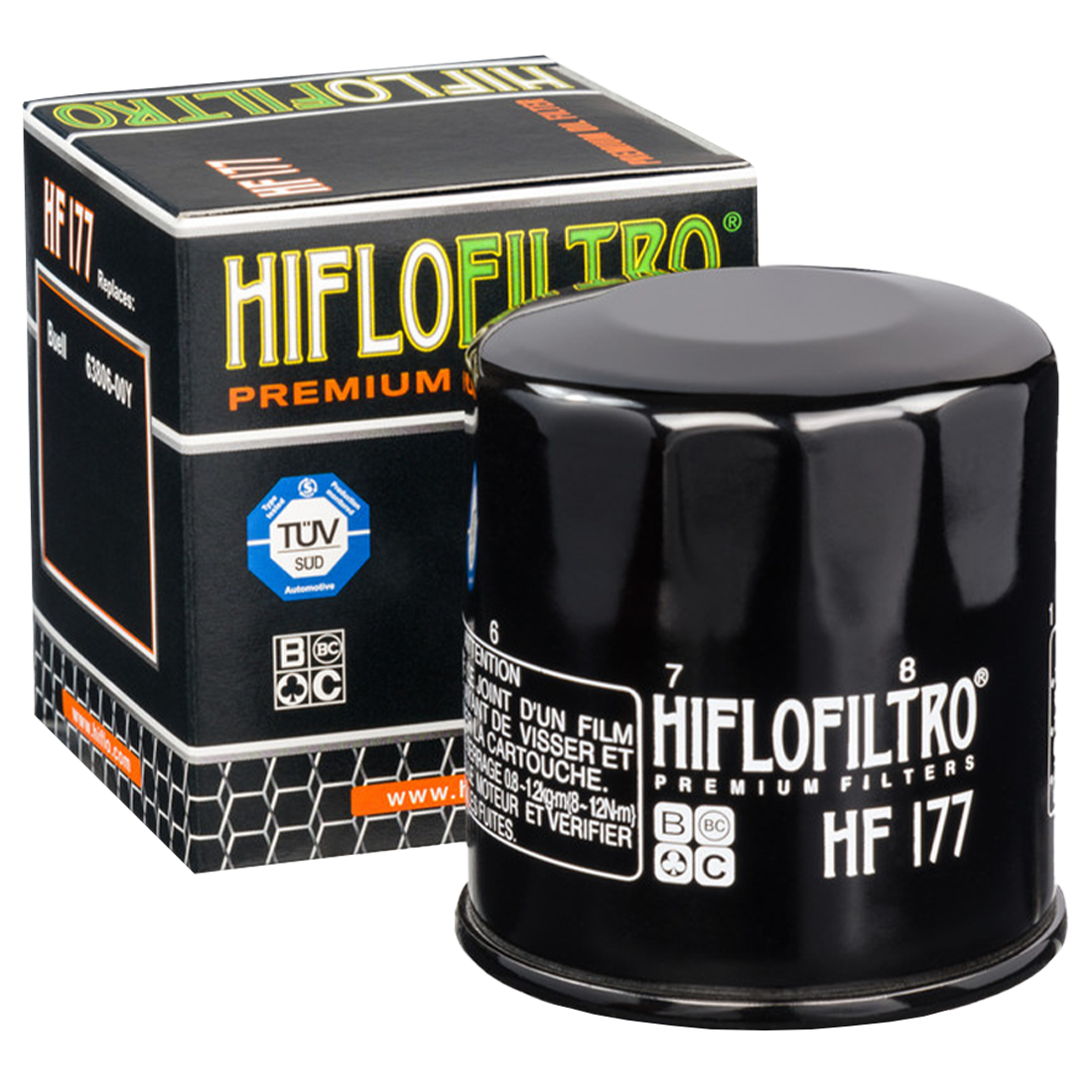 FILTRO DE ACEITE HF177 HIFLO