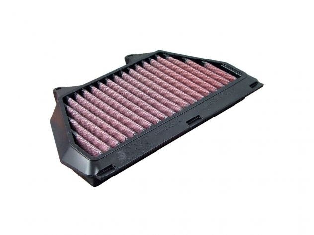 Detalle construcción filtro DNA multicapa con malla metálica Honda CBR 600 RR