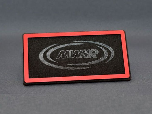 Filtro de aire MWR de alto flujo compatible con Ducati Monster 937 y Desert X — vista lateral