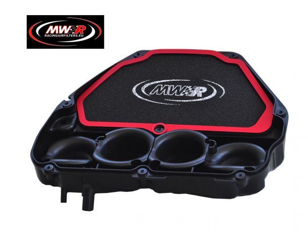 Filtro de aire MWR Performance con base de aluminio anodizado para Triumph Tiger 1050